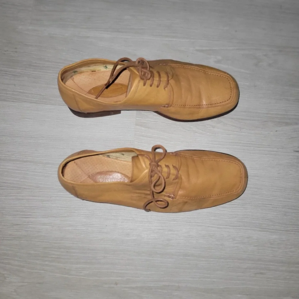 Comfort‎ Trotters Mens Leather Horse Embossed Oxford Dress Shoes 11.5/12 office